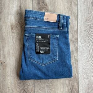 PAIGE Colette High Rise Crop Flare